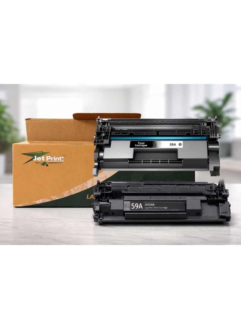 59A CF259A Combo Offer (2 Pack New Chip) Compatible Black Toner Cartridge – CF259A. Works for LaserJet M304, M404, M406, MFP M428, MFP M430 Printers - Image 1